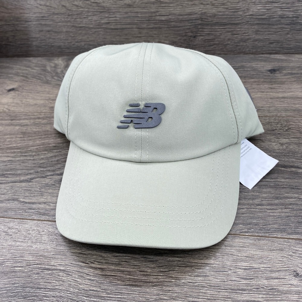 New Balance Performance Hat Unisex OS Sage Green 3D Logo Adjustable LAH51007